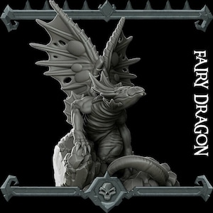 Faerie / Fey / Fae / Fairy Dragon Miniature - Rocket Pig Games -  D&D 5e - Dungeons and Dragons - Pathfinder - Fantasy RPG Tabletop Games