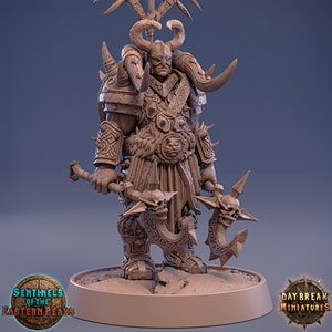 Tobin Krush Miniature - Sentinels of Eastern Peak - Daybreak - D&D 5e - Dungeons and Dragons - Fantasy RPG Tabletop Game - Pathfinder