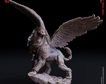 Androsphinx - the Time Abyss - Flesh of Gods 3D Printed Miniature