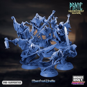 Wraith Miniature - D&D 5e - Dungeons and Dragons - Pathfinder - Fantasy RPG Tabletop Games