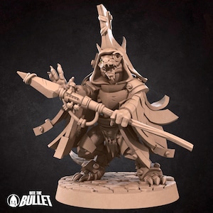 Kobold Wizard Miniature- Kobolds- Bite the Bullet -D&D 5e -Dungeons and Dragons -Pathfinder -Fantasy RPG Tabletop Games