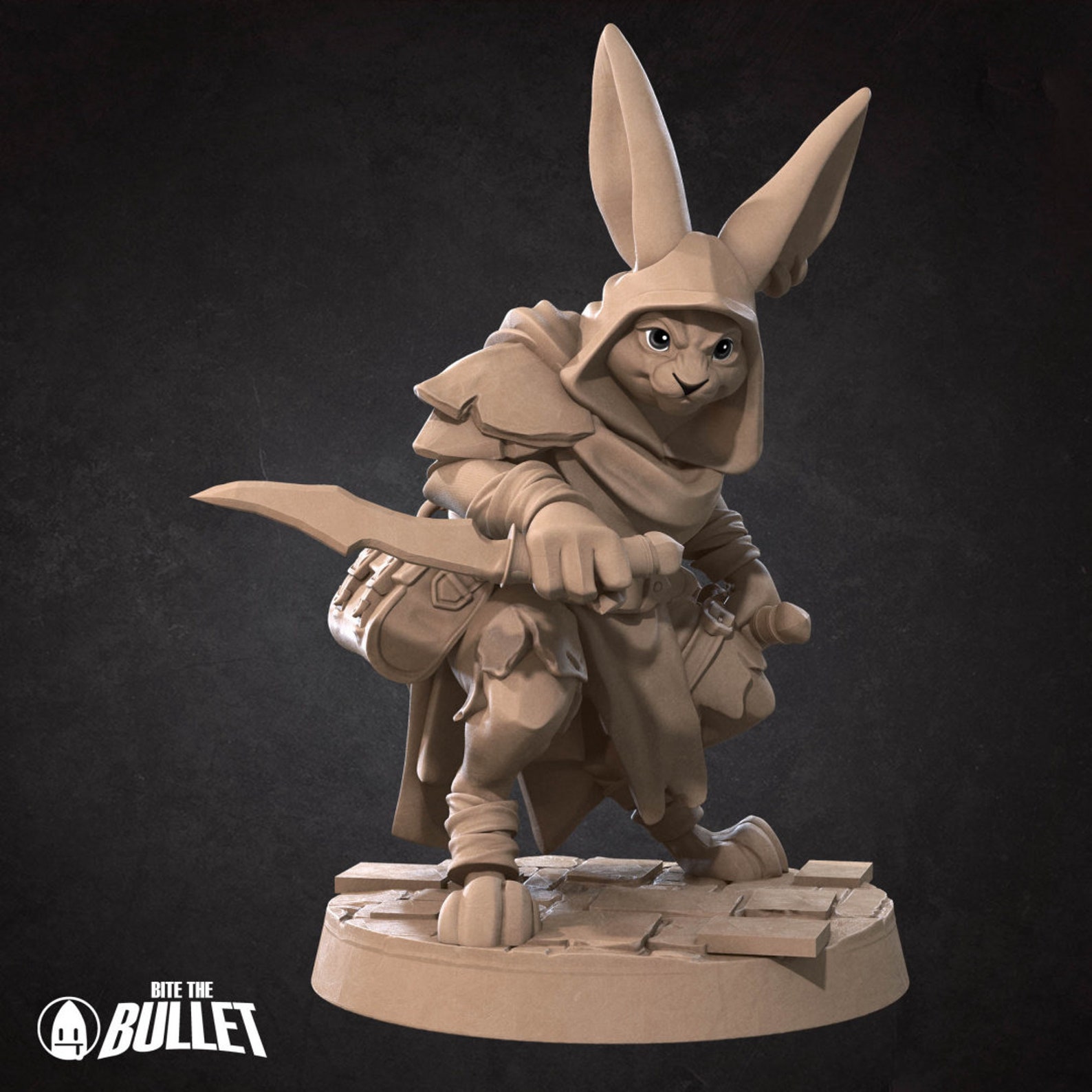 Harengon/rabbitfolk Rogue Miniature- Herengons- Bite the Bullet - D&D ...