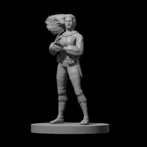 Human Rogue Miniature - Femme - MZ4250 - D&D 5e - Donjons et Dragons - Pathfinder - Jeux de table Fantasy RPG