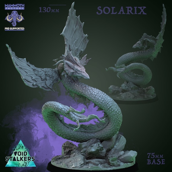 Solarix Celestial Dragon Miniature - Void Stalkers - Mammoth