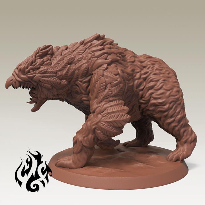 d&d owlbear miniature