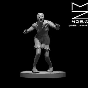 Female Zombie Medium Miniature - Undead - MZ4250 - D&D 5e - Dungeons and Dragons - Pathfinder - Fantasy RPG Tabletop Games