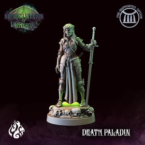 Death Paladin Undead Miniature / Bust - Crippled God Foundry -  D&D 5e - Dungeons and Dragons - Pathfinder - Fantasy RPG Tabletop Games
