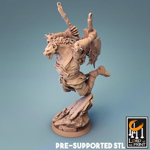 Gnoll Miniature War Party - Lord of the Print - Miniatura fantasy - D&D 5e - Dungeons and Dragons - Figurka Pathfindera w skali 32 MM