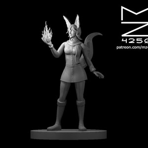 Shifter Female Sorcerer Miniature - MZ4250 - D&D 5e - Dungeons and Dragons - Pathfinder - Fantasy RPG Tabletop Games