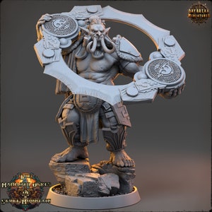 Circer Malaar- Ogre Miniature- The Mammoth Ogres of Skull Mountain- Daybreak- D&D 5e- Dungeons and Dragons- Fantasy RPG Tabletop Games