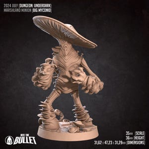 Big Myconid Fungi Miniature- Dungeon Underdark- Bite the Bullet -D&D 5e -Dungeons and Dragons -Pathfinder -Fantasy RPG Tabletop