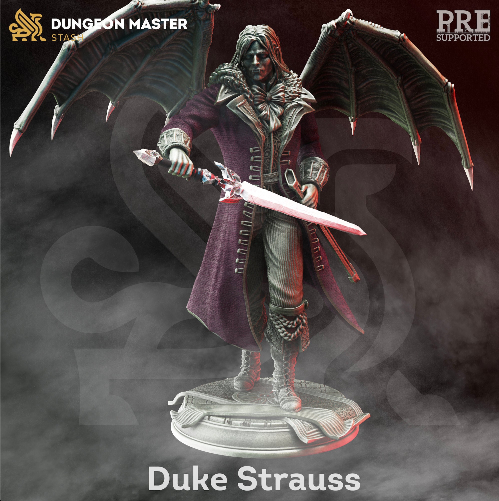 Noble Vampire Miniature - Duke Strauss - Blood From Stone - DM