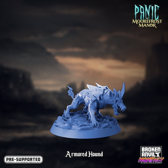 Hell Hound Miniature -D&D 5e - Dungeons and Dragons - Pathfinder