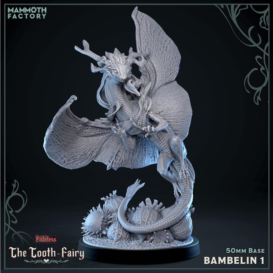 Tooth 5e Bambelin Fairy Elk Miniatures- the Tooth Factory- Mammoth Factory - D&D ...