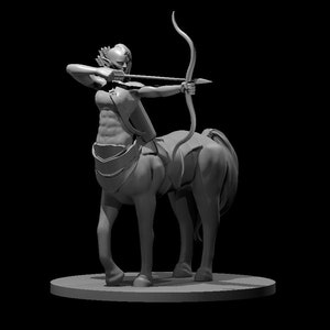 Centaur Female W/ Bow Miniature - Large Monstrosity - MZ4250 - Fantasy RPG - D&D 5e - Dungeons and Dragons - Pathfinder - Tabletop Games