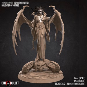 Daughter of Hatred- Bullet Hell: Demons-  Bite the Bullet -  D&D 5e - Dungeons and Dragons - Pathfinder - Fantasy RPG Tabletop Games