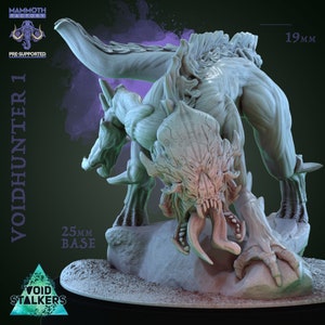 Yssoloth Voidhunter Miniature - Fiend / Demon - Void Stalkers - Mammoth Factory - D&D 5e - Dungeons and Dragons - Fantasy RPG Tabletop