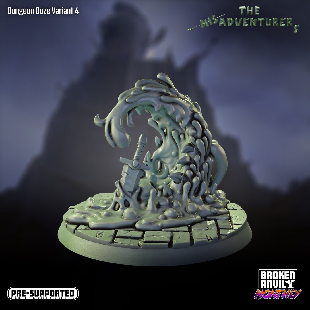 Miniature Bad Brew Ooze / The Ruined Keep - Next Level Miniatures G742, Occasion