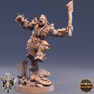 Helgor Haim- Orc Miniature- The Powerbrokers of the Void- Daybreak - D&D 5e - Dungeons and Dragons - Fantasy RPG Tabletop Games
