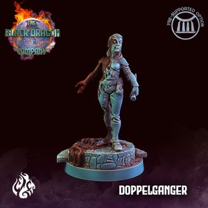 Doppelganger Miniature - Black Dragon Company - Crippled God Foundry  - D&D 5e - Dungeons and Dragons - Pathfinder Fantasy Tabletop Games