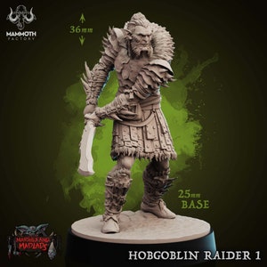 Hobgoblin Miniature - Radier - Marshes and Madlads- Mammoth Factory - D&D 5e - Dungeons and Dragons - Pathfinder - Fantasy RPG Tabletop Game