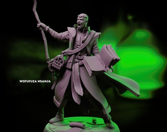 D&D African Sorcerer / Wizard | RPG Model | Wofufuza Nsanja by TPK