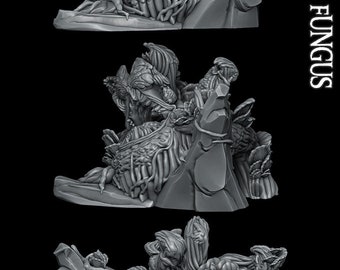 Feral Fungus - Large Plant - Rocket Pig Games - D&D 5e - Dungeons and Dragons - Fantasy RPG Tabletop Games - Pathfinder