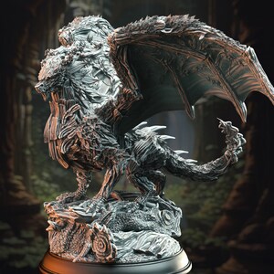 Underthwyn, Ancient Fey Dragon Miniature- Rise of the Dragon- DM Stash- D&D 5e- Dungeons and Dragons- Fantasy RPG Tabletop Games