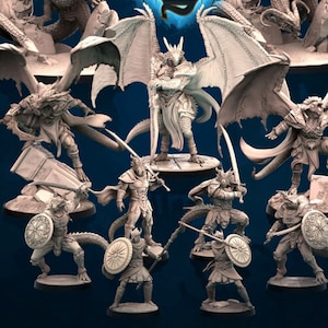 Dragonborn Miniatures - Immortal Flame- Mammoth Factory - D&D 5e - Dungeons and Dragons - Pathfinder - Fantasy RPG Tabletop Games
