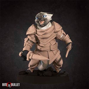 キャットローグ ミニチュア - タバキシス - バイト・ザ・バレット - D&D 5e - ダンジョンズ＆ドラゴンズ - パスファインダー - ファンタジーRPG テーブルトップゲーム
