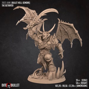 The Betrayer- Bullet Hell: Demons-  Bite the Bullet -  D&D 5e - Dungeons and Dragons - Pathfinder - Fantasy RPG Tabletop Games