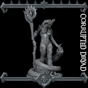 Corrupted Dryad Miniature - Medium Fey - Rocket Pig Games - D&D 5e - Dungeons and Dragons - Pathfinder - Fantasy RPG Tabletop Games