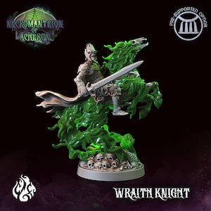 Wraith Knight Miniature - Large Undead - Crippled God Foundry -  D&D 5e - Dungeons and Dragons - Pathfinder - Fantasy RPG Tabletop Games