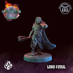 Lord Fzoul Miniature - Black Dragon Company - Crippled God Foundry -  D&D 5e - Dungeons and Dragons - Pathfinder - Fantasy Tabletop Games