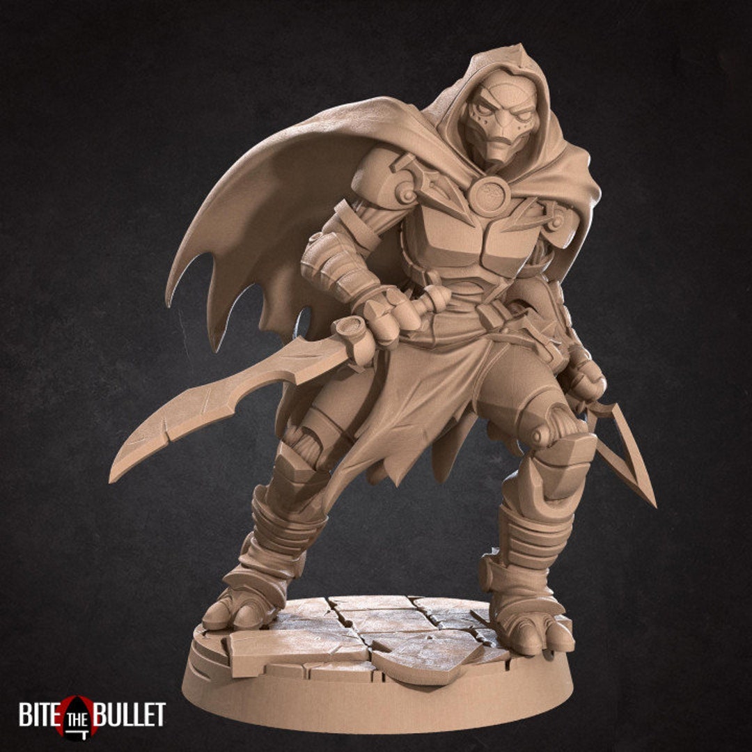Rogue Miniature Bite the Bullet D&D 5e Dungeons and Dragons