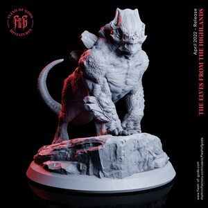 GallFang Miniature - Large Monstrosity - Elves of Highland - Flesh of Gods - D&D 5e - Dungeons and Dragons - Tabletop - Fantasy RPG  Games