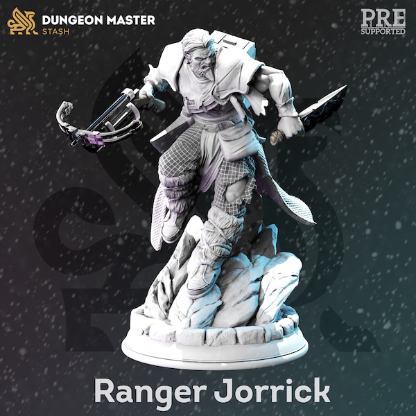 Northern Ranger con Variante Necrótica / Shapchanger Miniatura - Jorrick - DM Stash - D&D 5e - Mazmorras y Dragones - Pathfinder - Fantasía