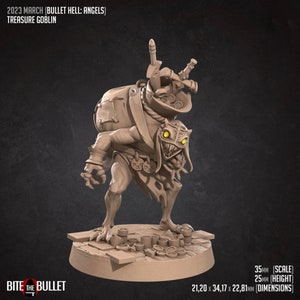 Treasure Goblin- Bullet Hell: Angels-  Bite the Bullet -  D&D 5e - Dungeons and Dragons - Pathfinder - Fantasy RPG Tabletop Games