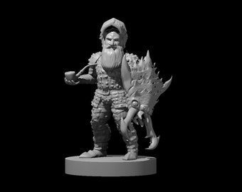 Gnomo artífice masculino con armadura de placas ankheg - MZ4250 - D&D 5e - Dungeons and Dragons - Pathfinder - Juegos de rol de fantasía y de mesa