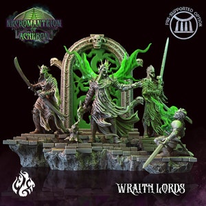 Wraith Lord Miniature - Large Undead - Crippled God Foundry - D&D 5e - Dungeons and Dragons - Pathfinder - Fantasy RPG Tabletop Games