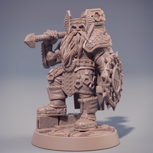 Imar Hakka - The Dwarfs of The Dark Deep - Miniature - Daybreak - Fantasy RPG - D&D 5e - Dungeons and Dragons - Pathfinder - Tabletop Games