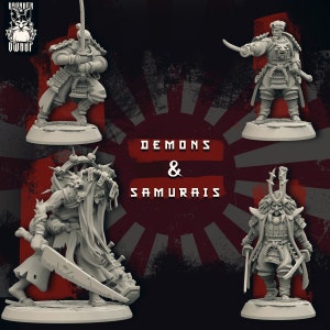 Demons and Samurais Miniature - Drunken Dwarf - - D&D 5e - Dungeons and Dragons - Tabletop - Fantasy RPG - Games - Pathfinder