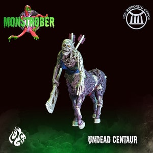 Undead Centaur Large monstrosity Miniature - Crippled God Foundry -  D&D 5e - Dungeons and Dragons - Pathfinder - Fantasy RPG Tabletop Games