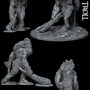 Fey Troll Miniature - Large Giant - Rocket Pig Games - D&D 5e - Dungeons and Dragons - Fantasy RPG Tabletop Games - Pathfinder