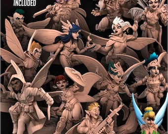 Pixie Fey Miniatures- Bite the Bullet - D&D 5e - Dungeons and Dragons - Pathfinder Tabletop Games
