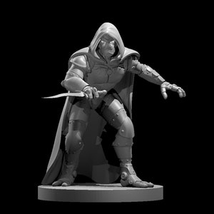 Warforged Rogue Miniature - MZ4250 - D&D 5e - Dungeons and Dragons - Fantasy RPG Tabletop Games - Pathfinder