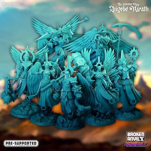 Archangel  Miniature - D&D 5e - Dungeons and Dragons - Pathfinder - Fantasy RPG Tabletop Games