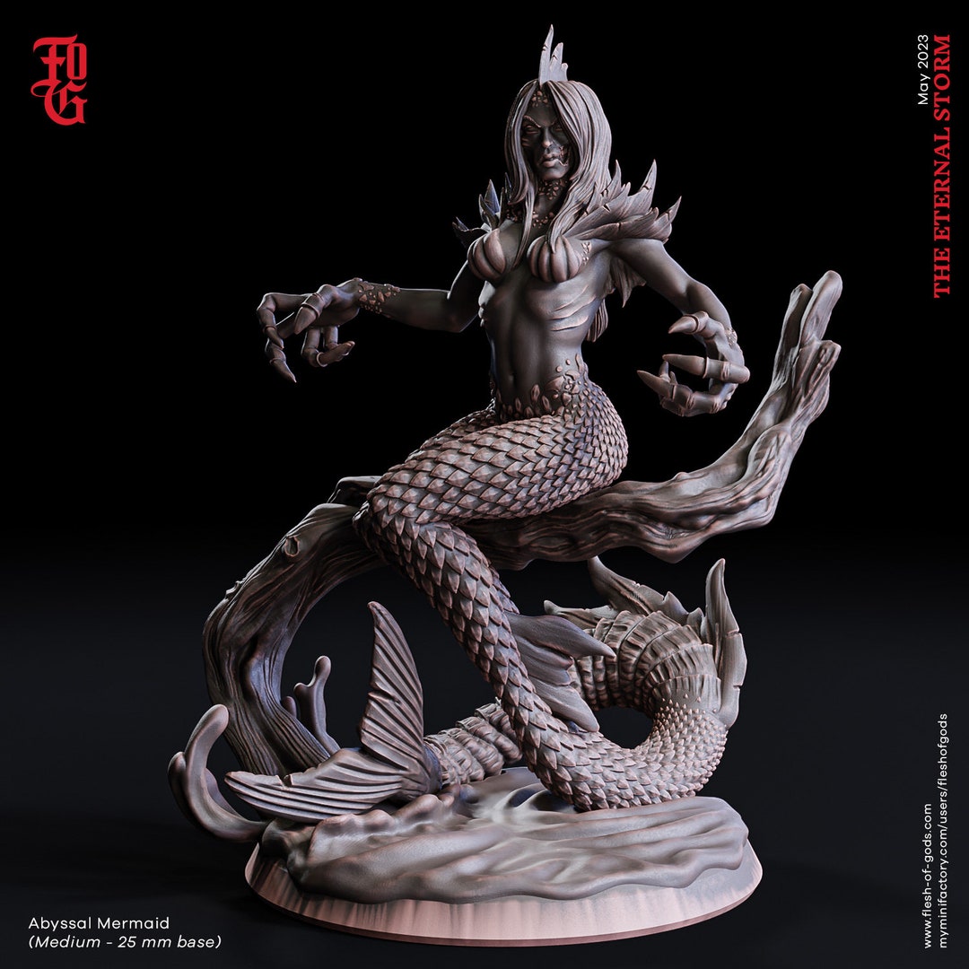 Abyssal Mermaid Eternal Storm Flesh of Gods D&D 5e Dungeons