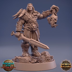 Silas Miniature - Sentinels of Eastern Peak - Daybreak - D&D 5e - Dungeons and Dragons - Fantasy RPG Tabletop Game - Pathfinder