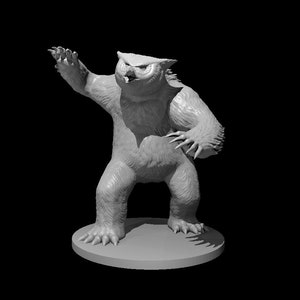 Owlbear Standing Miniature MZ4250 Fantasy Miniature - D&D 5e - Dungeons and Dragons - Pathfinder Figurine